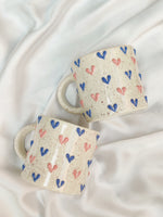 3D Pink & Blue Hearts Mug (V2)