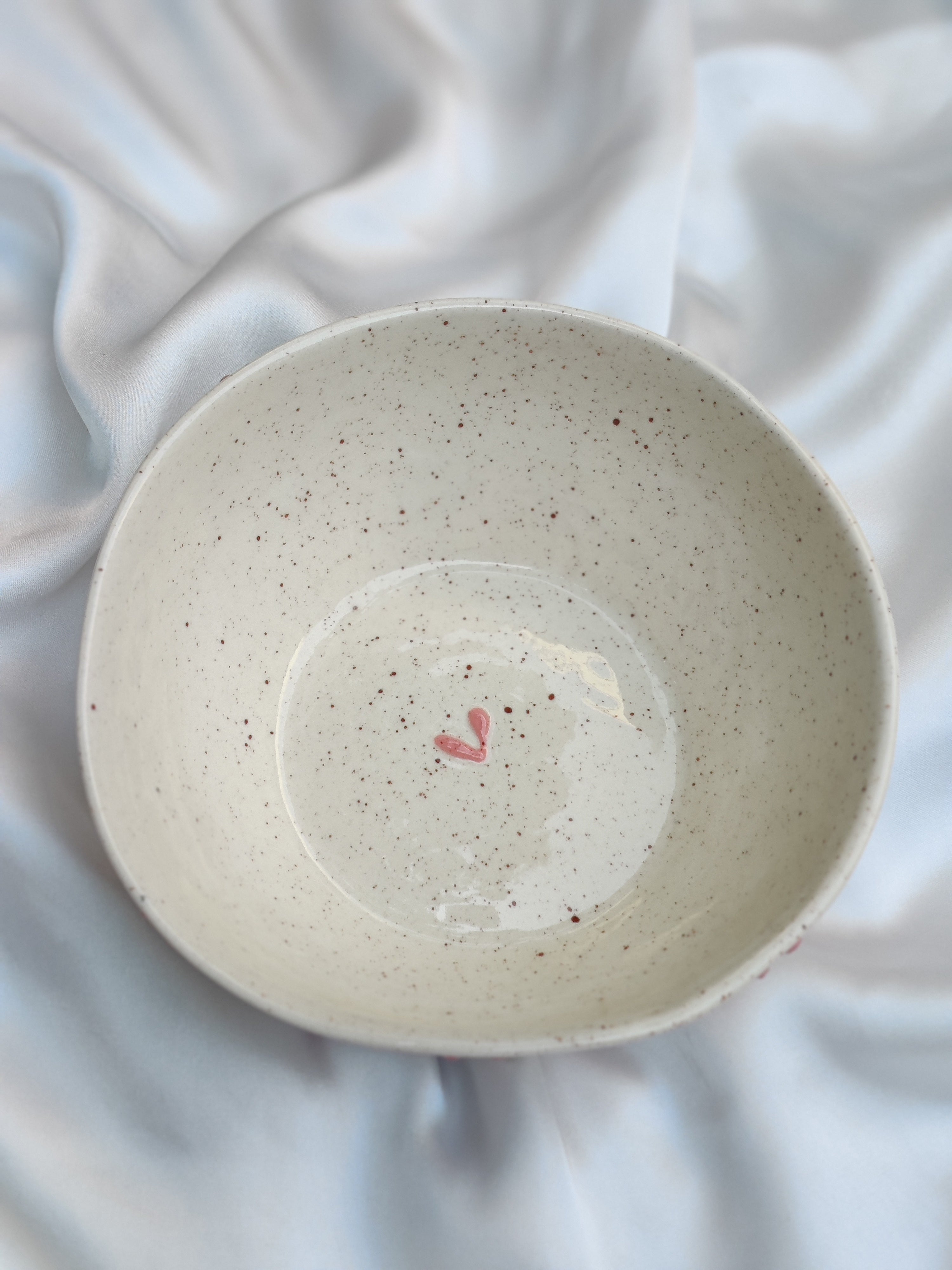 3D Pink Hearts Bowl