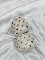 3D Brown Heart Mug