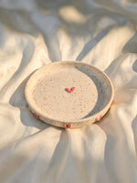 3D Pink Hearts Tea Coaster