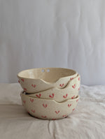 3D Bright Pink Heart Ramen Bowl