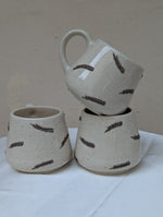 3D Dark Brown Feather Mug